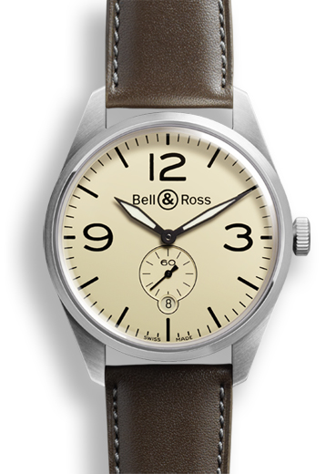 Réplique Bell & Ross Vintage BR 123 Original Beige hommes Montre